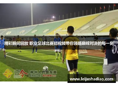 精彩瞬间回放 职业足球比赛短视频带你领略巅峰对决的每一刻